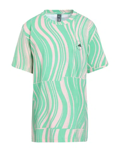 Adidas By Stella Mccartney T-shirt  Woman Color Multicolor In Green