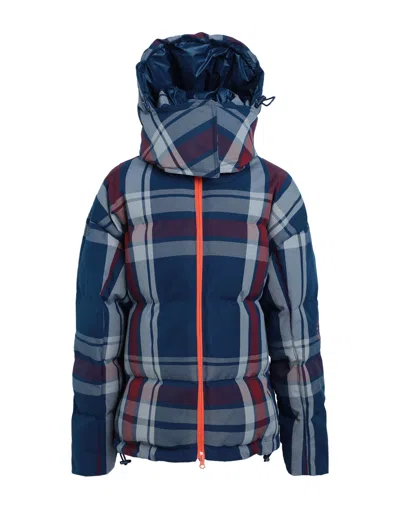 Adidas By Stella Mccartney Down Jackets In Blue