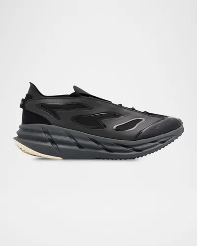 Adidas By Stella Mccartney Adistar Mesh And Shell Sneakers In Black