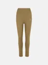 Adidas By Stella Mccartney Army Polyester Blend Leggings In Brown