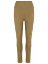 Adidas By Stella Mccartney Army Polyester Blend Leggings In Green