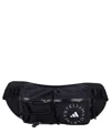 Adidas By Stella Mccartney Asmc Adjustable Strap Waist Pouch In Black