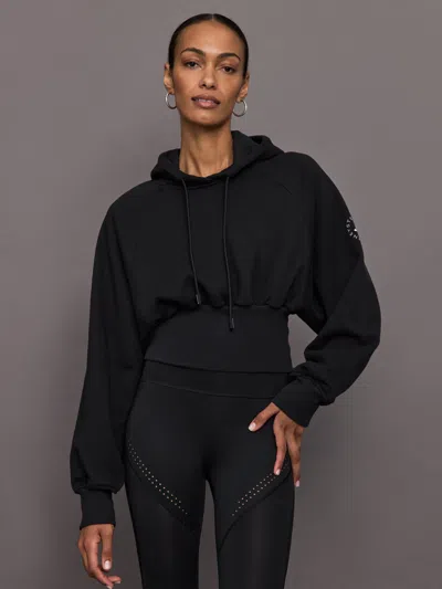 Adidas By Stella Mccartney Asmc Cro Hoodie In Black