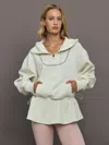 Adidas By Stella Mccartney Asmc Peplum Hoodie In White