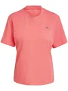 Adidas By Stella Mccartney Asmc Regular Tee In Silver