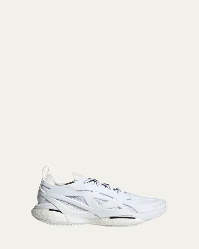 Adidas By Stella Mccartney Asmc Solarglide Cutout Runner Sneakers In White