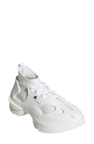 Adidas By Stella Mccartney Asmc Sportswear Run Sneaker In Ftwr White/black/white