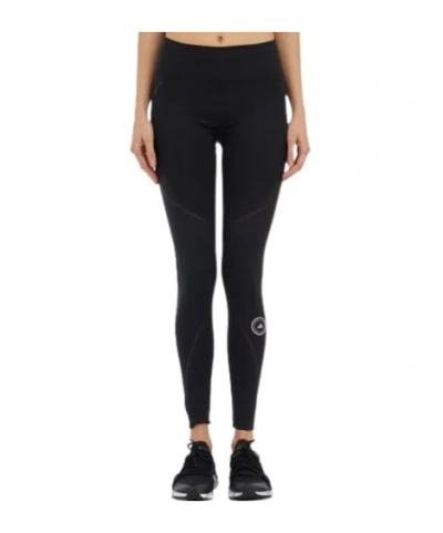 Adidas By Stella Mccartney Asmc Stripe-detail Leggings In Black