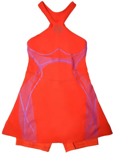 Adidas By Stella Mccartney Asmc Tpa Dress In Orange