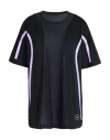 Adidas By Stella Mccartney Asmc Tpa L Tee Woman T-shirt Black Size Xs Recycled Polyester, Elastane In Black