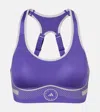 Adidas By Stella Mccartney Asmc Tpa Sports Bra In Purple