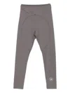 Adidas By Stella Mccartney 7/8 Circular-panel Performance Leggings In Neutral