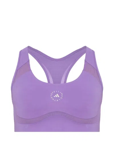 Adidas By Stella Mccartney Asmc Tpr Bra In Purple