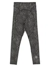 Adidas By Stella Mccartney Truepurpose Snakeskin-print Leggings In Sand