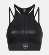 Adidas By Stella Mccartney Asmc Tpr Sports Bra In Black