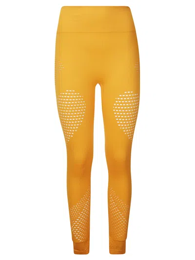 Adidas By Stella Mccartney Truestrength Performance Leggings In Orange