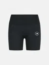 Adidas By Stella Mccartney Black Polyester Blend Training Shorts