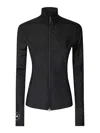 Adidas By Stella Mccartney Truepurpose Printed Recycled Stretch-jersey Top In Black