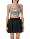 Adidas By Stella Mccartney Adidas By Stella Mc Cartney Top Grey In Gray