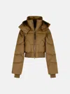 Adidas By Stella Mccartney Brown Polyester Bomber Jacket In Nude