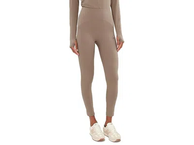 Adidas By Stella Mccartney By Stella Mccartney Studio Ruched Leggings In Brown