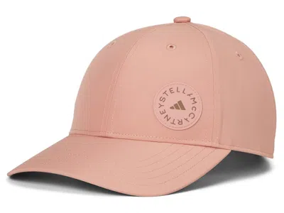 Adidas By Stella Mccartney Cap Jz5520 Caps Light Rosewood Brown Moss: One Size In Pink
