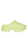 Adidas By Stella Mccartney Platform Clog Sandals In Yellow