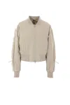 Adidas By Stella Mccartney Cropped-bomberjacke Truenature In Dessan
