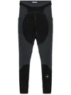 ADIDAS BY STELLA MCCARTNEY COLOUR-BLOCK PERFORMANCE LEGGINGS
