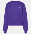 Adidas By Stella Mccartney Logo-detail Sweatshirt In Purple