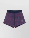 Adidas By Stella Mccartney Printed Terry Shorts