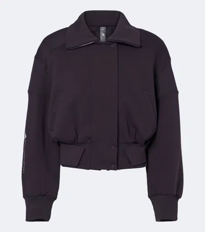 Adidas By Stella Mccartney Cotton-blend Jacket In Violett