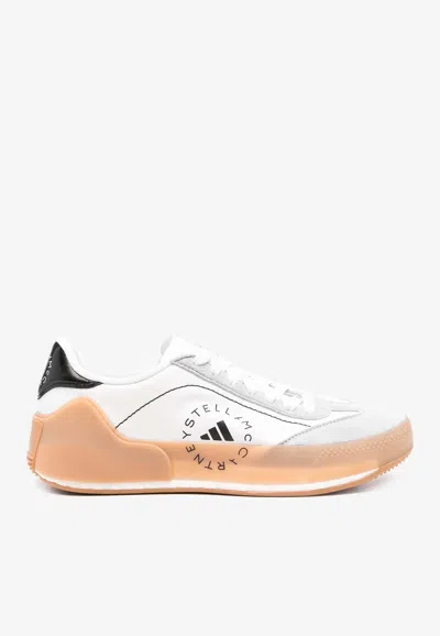 Adidas By Stella Mccartney Court Boost Lace-up Sneakers In Multi