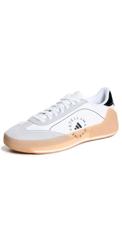 ADIDAS BY STELLA MCCARTNEY COURT BOOST SNEAKERS WHITE/CHARCOAL/CORE BLACK