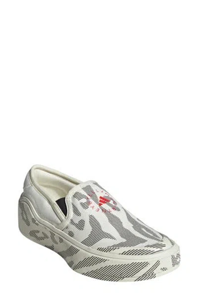 Adidas By Stella Mccartney Court Slip-on Shoe In White