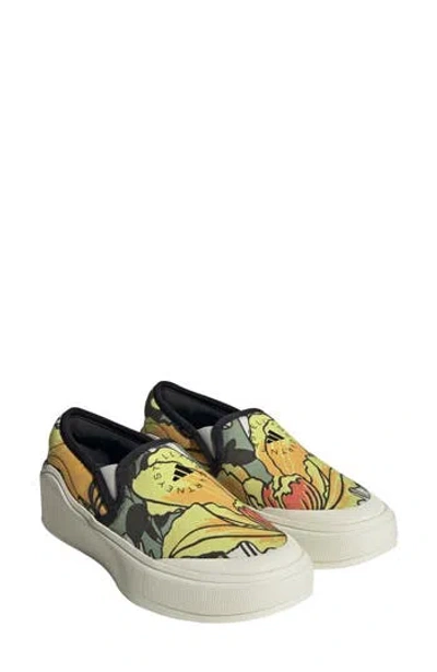 Adidas By Stella Mccartney Court Slip-on Sneaker In Green