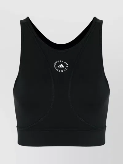 ADIDAS BY STELLA MCCARTNEY CREW NECK NYLON LOGO TOP