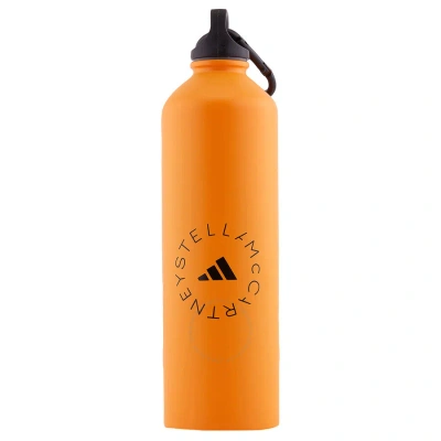 Adidas By Stella Mccartney Crew Orange Logo Bottle In Crew Orange/black