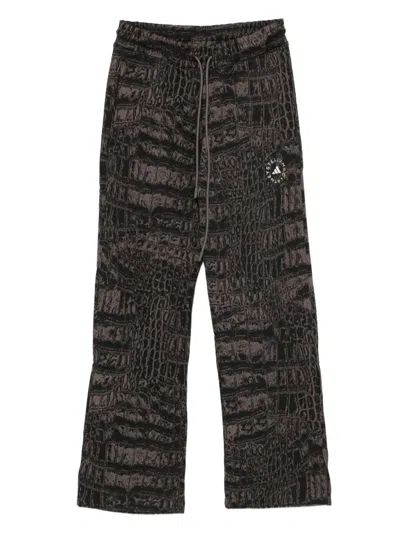 Adidas By Stella Mccartney Comfortable Trousers Made From Organic Cotton In Brown