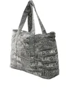 Adidas By Stella Mccartney Crocodile-print Tote Bag In Gray