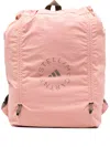 Adidas By Stella Mccartney Drawstring Backpack In Pink