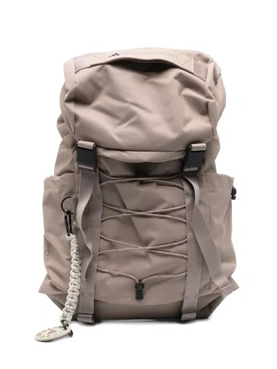 Adidas By Stella Mccartney Drawstring-fastening Backpack In Neutral