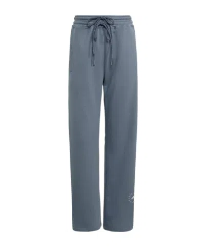 Adidas By Stella Mccartney Drawstring Straight-leg Pants In Blue