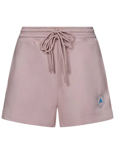Adidas By Stella Mccartney Drawstring Terry Shorts In Pink