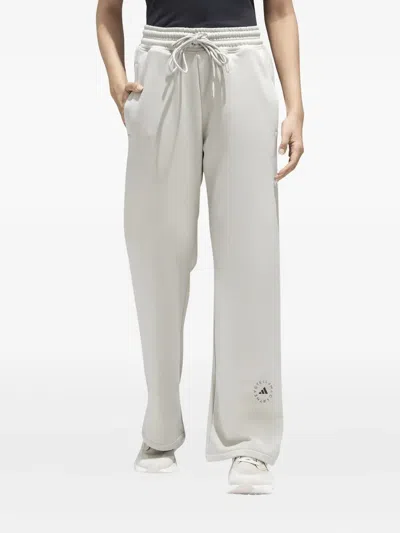 Adidas By Stella Mccartney Drawstring Trousers In Gray