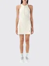 Adidas By Stella Mccartney Perforated Recycled Tennis Dress And Shorts In White