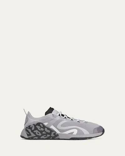Adidas By Stella Mccartney Dropset Lace-up Training Sneakers In Gray