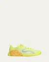 Adidas By Stella Mccartney Dropset Lace-up Training Sneakers In Yellow/orange