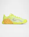 Adidas By Stella Mccartney Dropset Lace-up Training Sneakers In Yellow/orange
