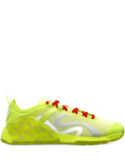 Adidas By Stella Mccartney Dropset Patterned Performance Sneakers In Green